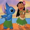 Dancing Lilo And Stitch paint by numbers