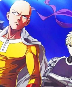 Genos And Saitama paint by numbers