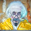 Albert Einstein Graffiti paint by numbers