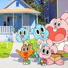 Gumball's Family paint by numbers