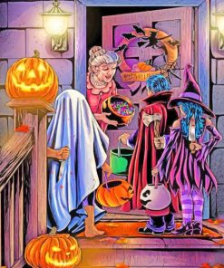 Halloween Celebration paint by numbers