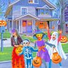 Halloween kids paint by numbers