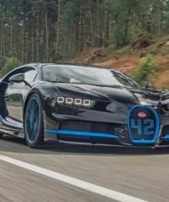 Luxury Bugatti Chiron paint by numbers