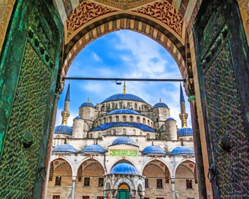 Sultan Ahmed's Mosque paint by numbers