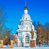 Yoshkar Russian Church paint by numbers