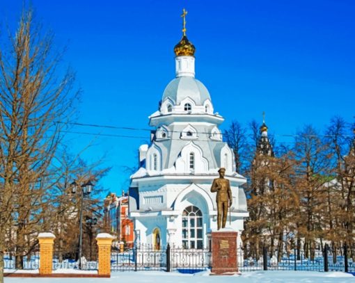 Yoshkar Russian Church paint by numbers