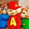 Alvin And The Chipmunks Trio paint by numbers