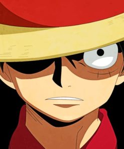 Luffy The Pirate paint by numbers