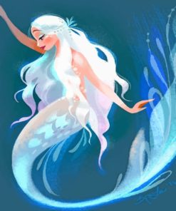 Mermaid Art paint by numbers