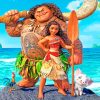 Moana Disney paint by numbers