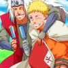 Naruto And Pervy Sage paint by numbers