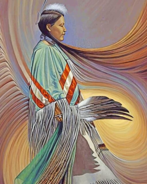 Native American Artwork paint by numbers