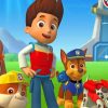 Paw Patrol painting by numbers