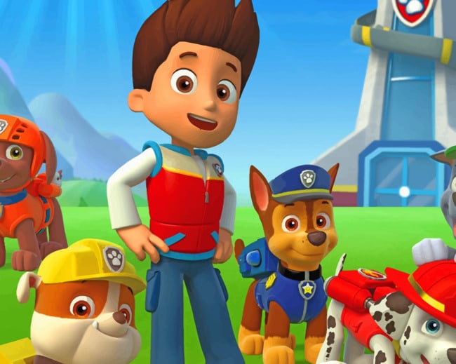 Paw Patrol painting by numbers