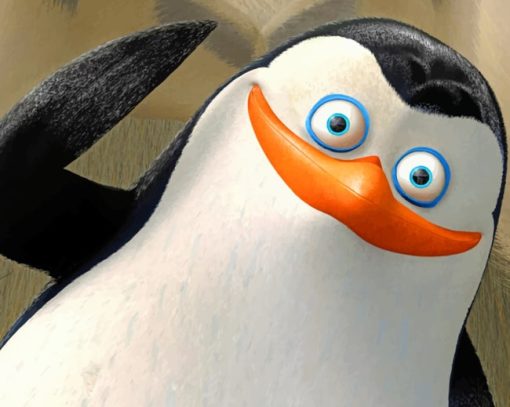 Private Penguins Of Madagascar painting by numbers