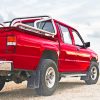 Red Pickup Truck paint by numbers