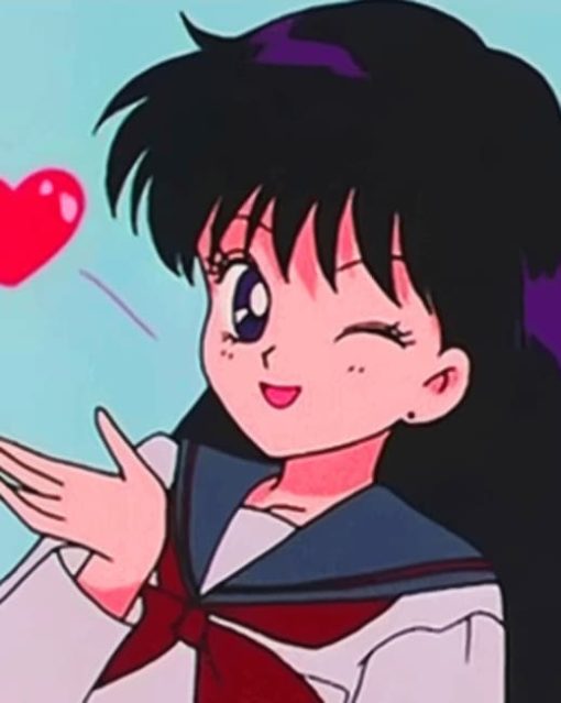Sailor Mars Anime painting by numbers