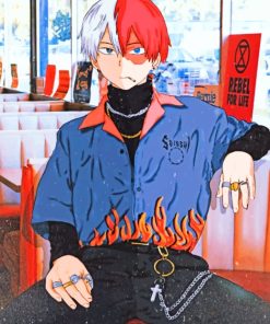 Shoto Todorki painting by numbers