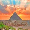 Sunrise At Great Sphinx Of Giza paint by numbers