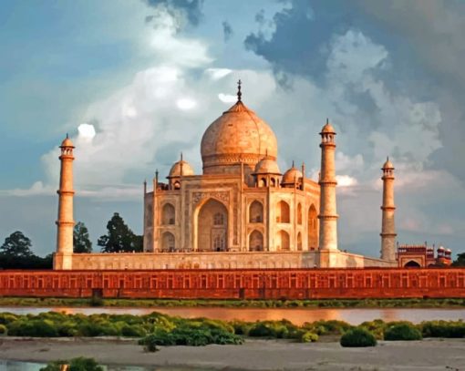 Taj Mahal paint by numbers