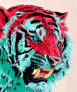 Tiger Art paint by numbers