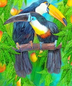 Toucan Birds paint by numbers