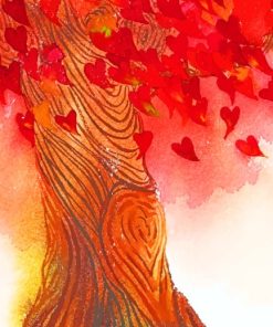 Tree Of Love painting by numbers