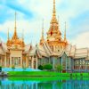 Wat Mahawiharn Thailand paint by numbers