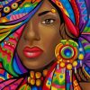 African Art Painting painting by numbers