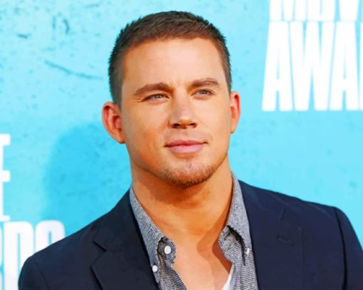 Channing Tatum American Actor paint by numbers