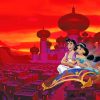 Aladdin And Jasmine paint by numbers