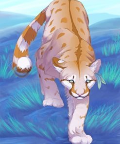 Anime Big Cat paint by numbers