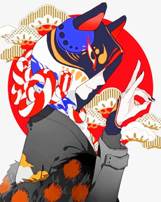 Japanese Anime Samurai' Poster by PrintYourDigitals | Displate