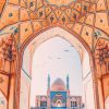 Arch In Front Of The Mosque painting by numbers
