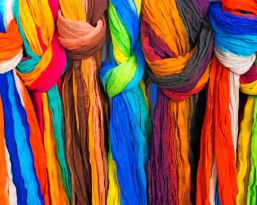 Assorted Color Textiles painting by numbers
