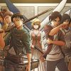 Attack On Titan Team paint by numbers