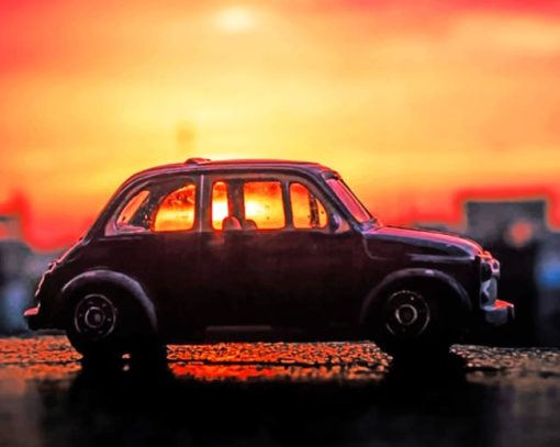 Toy Beetle Sunset paint by numbers
