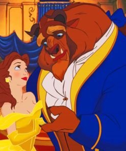 Beauty And The Beast painting by numbers
