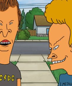 Beavis And Butthead Close Up paint by numbers