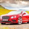 Bentley Continenta painting by numbers