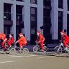 Bikers In Santa Claus Costume paint by numbers