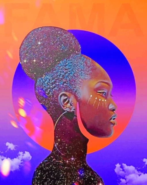 Black Girl Art paint by numbers