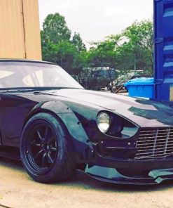 Black Nissan Fairlady paint by numbers