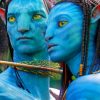 Blue Avatar painting by numbers