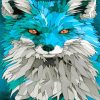 Blue Fox Art paint by numbers