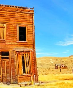 Bodie State Historic Park California paint by numbers