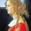 Botticelli Ideal Portrait Of A Lady paint by numbers