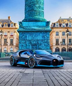 Bugatti Divo painting by numbers