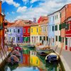 Burani Italy Venice painting by numbers