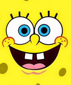 Close Up Spong Bob painting by numbers